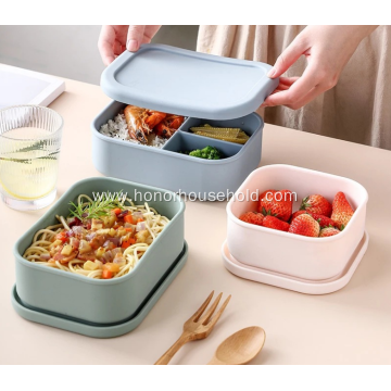 Silicone Lunch Box 3 Compartment Food Container